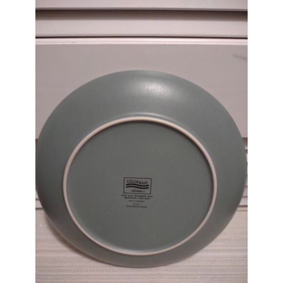 Noritake Colorwave Green 8485 12" stoneware serving chop plate platter - Picture 2 of 3